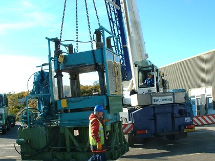 heavy machinery relocation Portsmouth